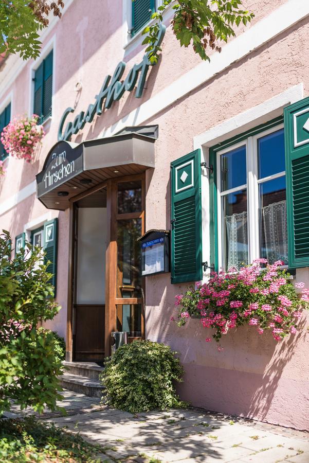 Gasthof Zum Hirschen Burgau Esterno foto